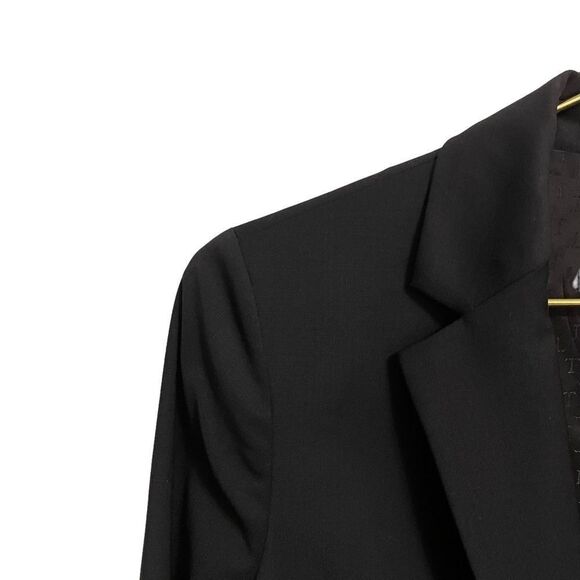 Talbots Wool Blend Two Button Navy Blazer Size 8 - Picture 4 of 8